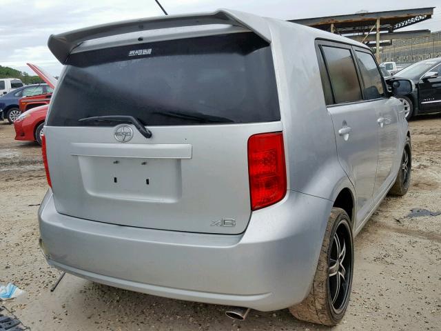 JTLKE50E391066881 - 2009 TOYOTA SCION XB Gümüş foto 4
