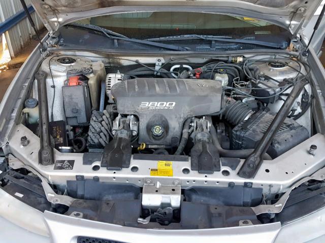 1G2WP52K11F194915 - 2001 PONTIAC GRAND PRIX ნაცრისფერი ფოტო 7