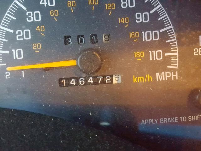 1G2WP52K11F194915 - 2001 PONTIAC GRAND PRIX ნაცრისფერი ფოტო 8