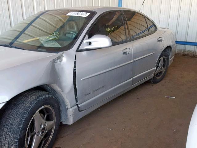 1G2WP52K11F194915 - 2001 PONTIAC GRAND PRIX ნაცრისფერი ფოტო 9