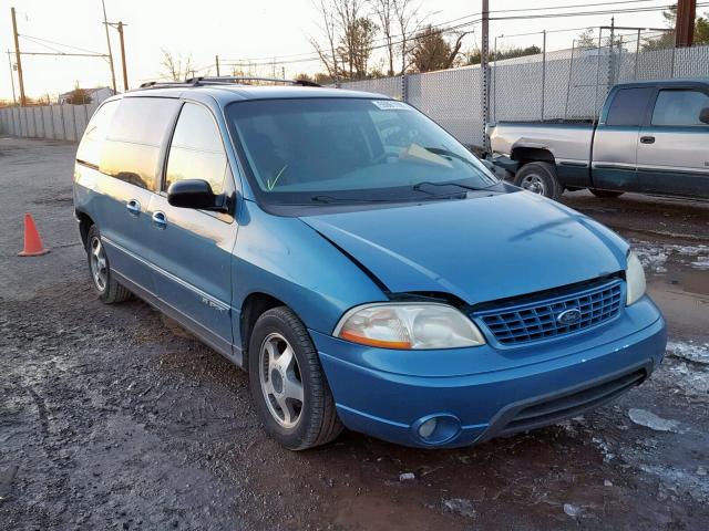 2FMZA57401BB63527 - 2001 FORD WINDSTAR S BLUE photo 1