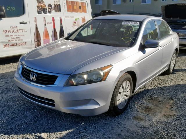 1HGCP26398A084381 - 2008 HONDA ACCORD SILVER photo 2