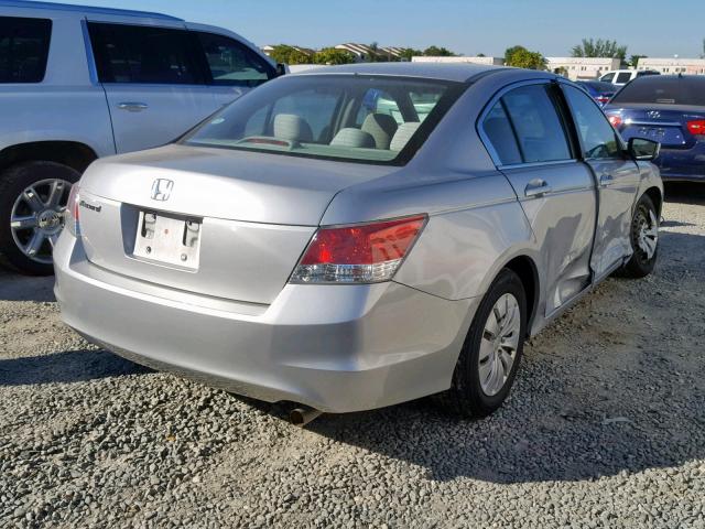 1HGCP26398A084381 - 2008 HONDA ACCORD SILVER photo 4