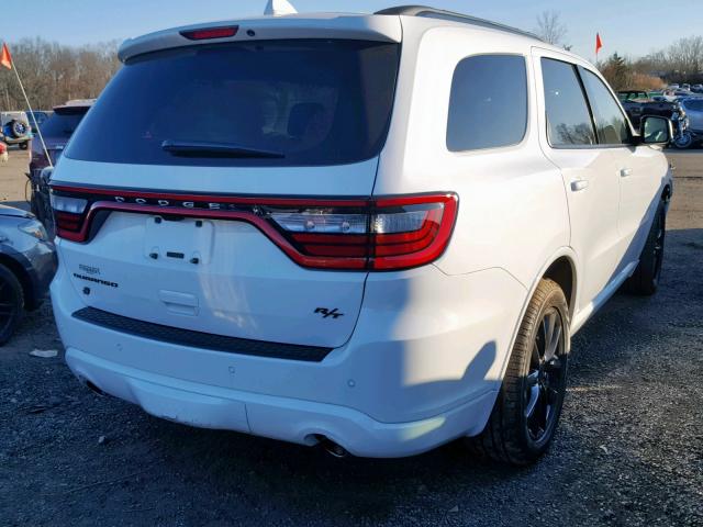 1C4SDJCT8JC435082 - 2018 DODGE DURANGO R/ WHITE photo 4