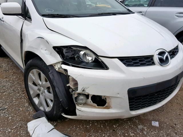 JM3ER293070107345 - 2007 MAZDA CX-7 WHITE photo 9