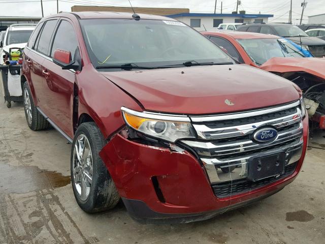 2FMDK4KC5DBC17084 - 2013 FORD EDGE LIMIT RED photo 1