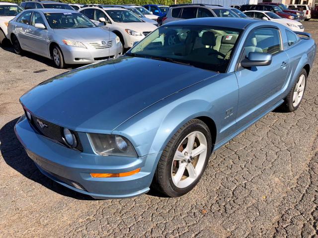 1ZVFT82H575368462 - 2007 FORD MUSTANG GT BLUE photo 2