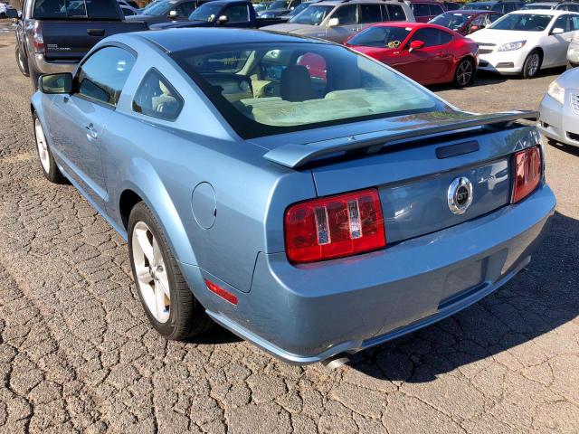 1ZVFT82H575368462 - 2007 FORD MUSTANG GT BLUE photo 4