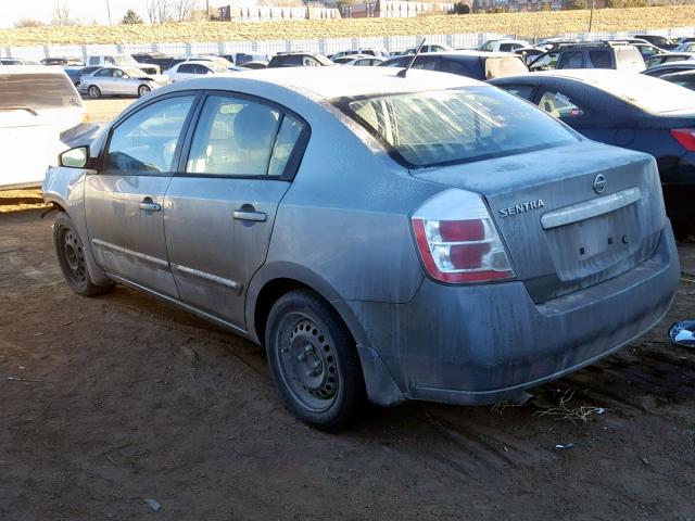 3N1AB6AP8AL705553 - 2010 NISSAN SENTRA 2.0 SILVER photo 3