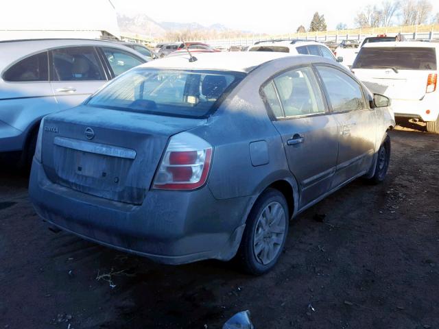 3N1AB6AP8AL705553 - 2010 NISSAN SENTRA 2.0 SILVER photo 4