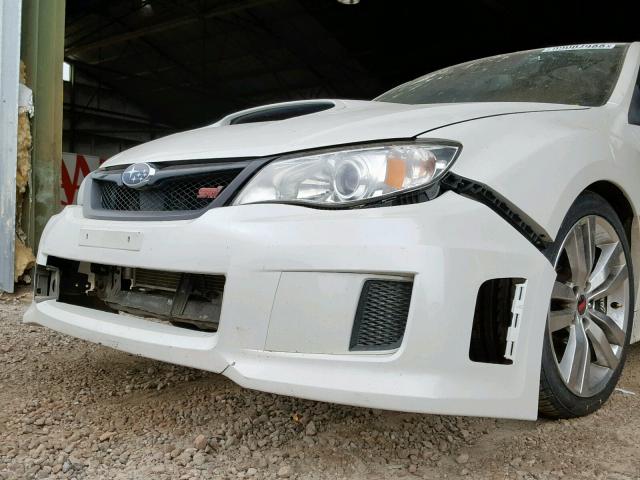 JF1GV8J65DL011880 - 2013 SUBARU IMPREZA WR WHITE photo 9