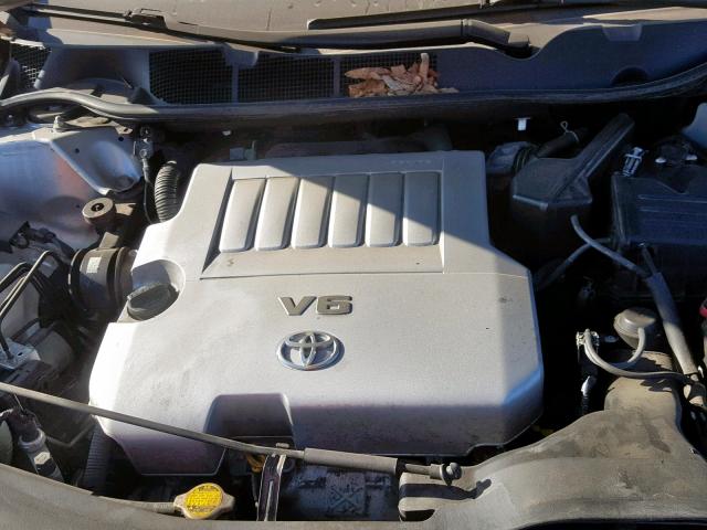 4T3BK3BB6AU043189 - 2010 TOYOTA VENZA BASE SILVER photo 7