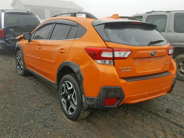 JF2GTALC1J8302094 - 2018 SUBARU CROSSTREK ORANGE photo 3