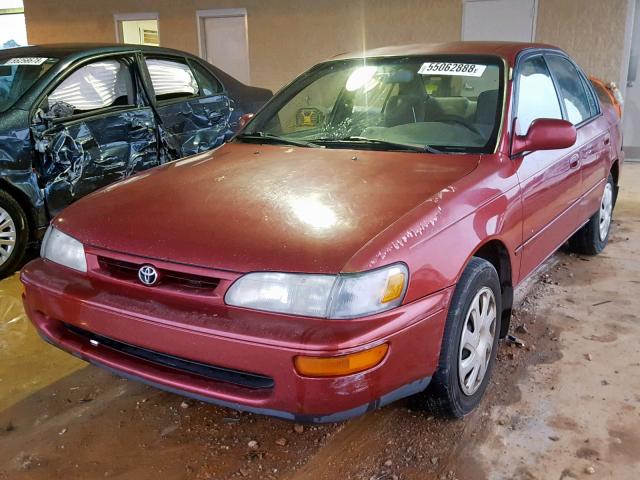 1NXBB02E4VZ634547 - 1997 TOYOTA COROLLA DX RED photo 2