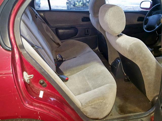 1NXBB02E4VZ634547 - 1997 TOYOTA COROLLA DX RED photo 6