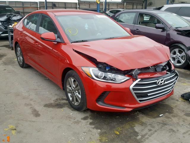 5NPD84LF5JH399607 - 2018 HYUNDAI ELANTRA SE RED photo 1