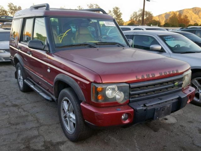 SALTY194X4A858294 - 2004 LAND ROVER DISCOVERY MAROON photo 1