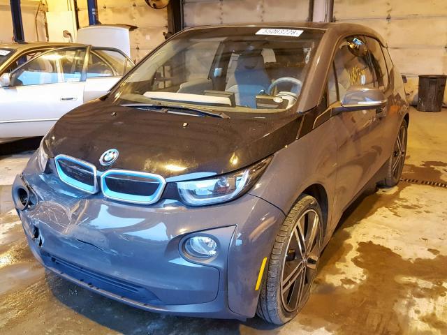WBY1Z4C5XEV275568 - 2014 BMW I3 REX GRAY photo 2