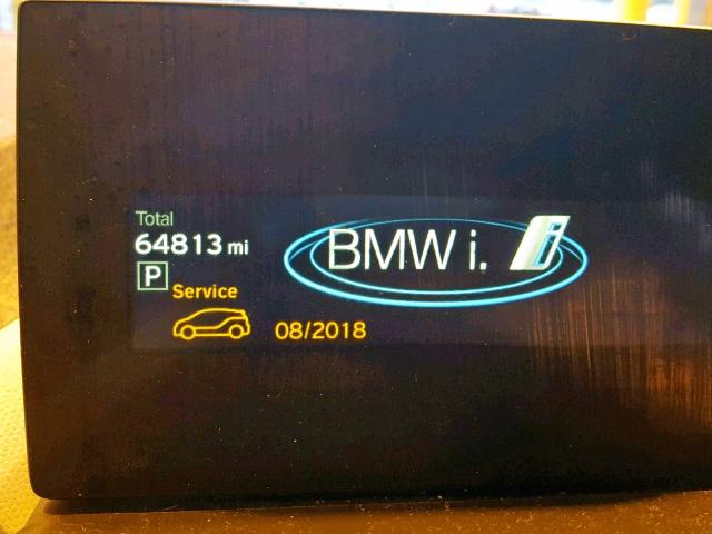 WBY1Z4C5XEV275568 - 2014 BMW I3 REX GRAY photo 8