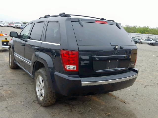 1J4HS58N35C632727 - 2005 JEEP GRAND CHER BLACK photo 3