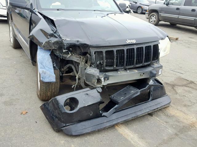 1J4HS58N35C632727 - 2005 JEEP GRAND CHER BLACK photo 9