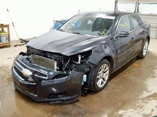 1G11C5SA1DF290081 - 2013 CHEVROLET MALIBU 1LT შავი ფოტო 2