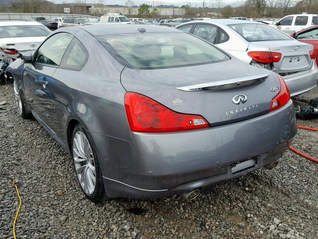 JN1CV6EK7EM110560 - 2014 INFINITI Q60 JOURNE GRAY photo 3