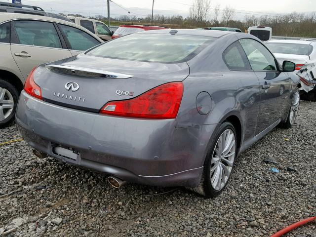 JN1CV6EK7EM110560 - 2014 INFINITI Q60 JOURNE GRAY photo 4