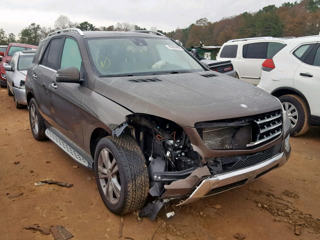 4JGDA5JB7DA245224 - 2013 MERCEDES-BENZ ML 350 BROWN photo 1