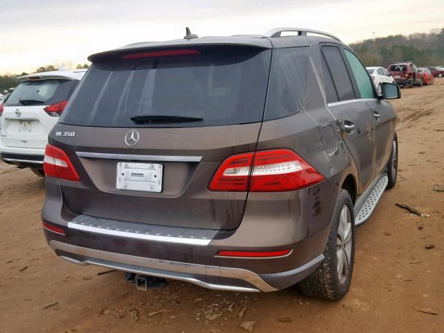 4JGDA5JB7DA245224 - 2013 MERCEDES-BENZ ML 350 BROWN photo 4