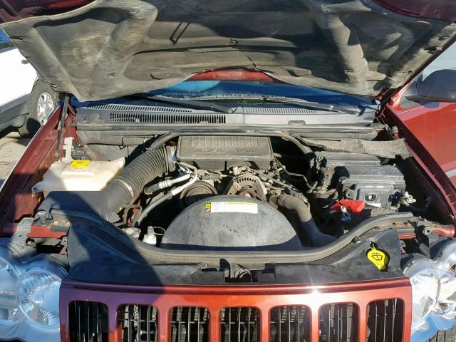 1J8GR48K68C147055 - 2008 JEEP GRAND CHER RED photo 7