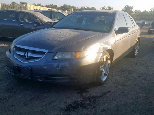 19UUA66235A070427 - 2005 ACURA TL GRAY photo 2