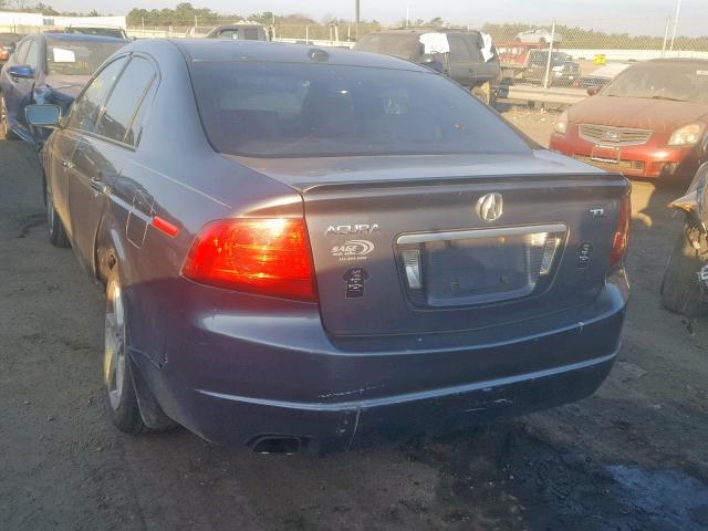 19UUA66235A070427 - 2005 ACURA TL GRAY photo 3