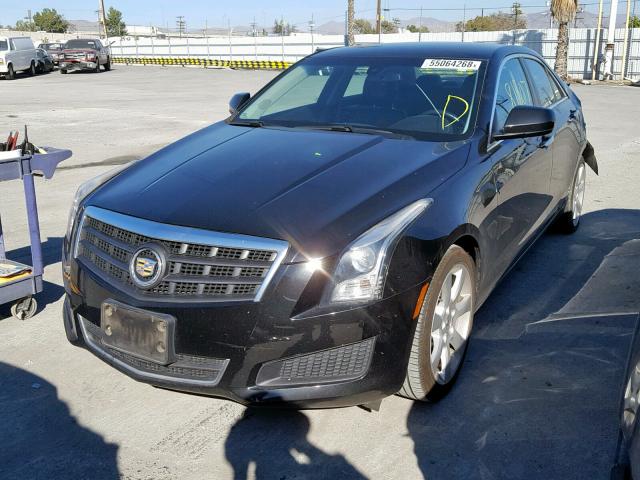 1G6AA5RX0E0101922 - 2014 CADILLAC ATS BLACK photo 2