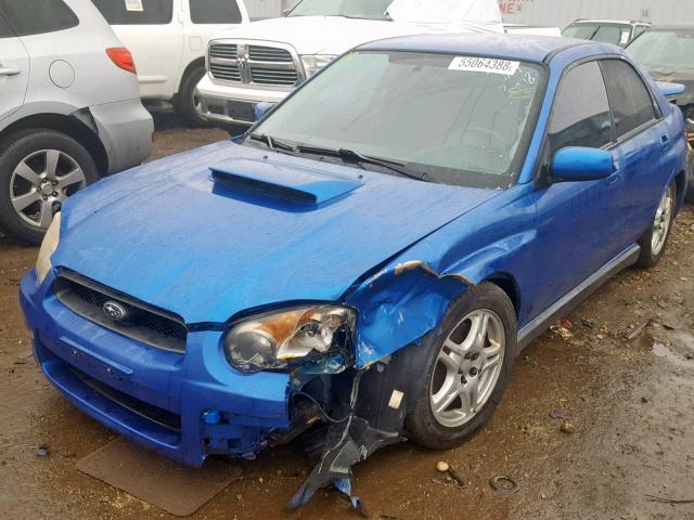 JF1GD29614G501746 - 2004 SUBARU IMPREZA WR BLUE photo 2