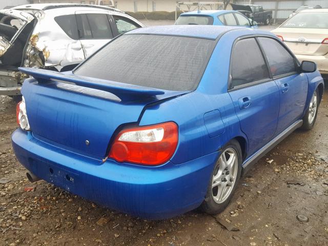 JF1GD29614G501746 - 2004 SUBARU IMPREZA WR BLUE photo 4