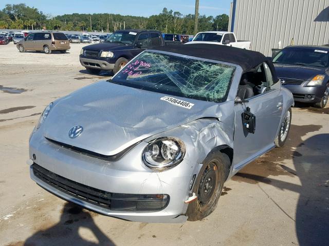 3VW507AT9GM803885 - 2016 VOLKSWAGEN BEETLE S/S SILVER photo 2