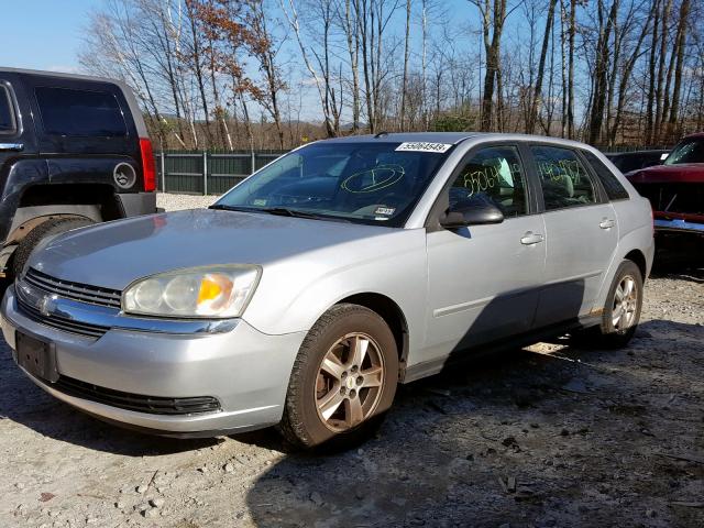 1G1ZT64835F160890 - 2005 CHEVROLET MALIBU MAX 银色 照片 2