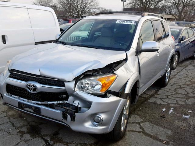 JTMDK4DV3AD015871 - 2010 TOYOTA RAV4 LIMIT SILVER photo 2