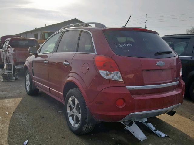 3GNFL4E53CS636171 - 2012 CHEVROLET CAPTIVA SP MAROON photo 3