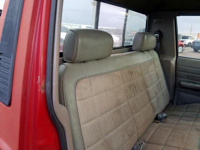 1J7FT26P0ML552598 - 1991 JEEP COMANCHE RED photo 6