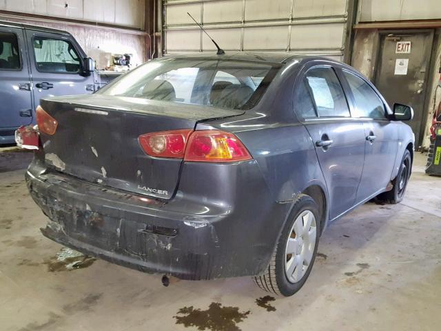 JA3AU16UX8U010563 - 2008 MITSUBISHI LANCER DE GRAY photo 4