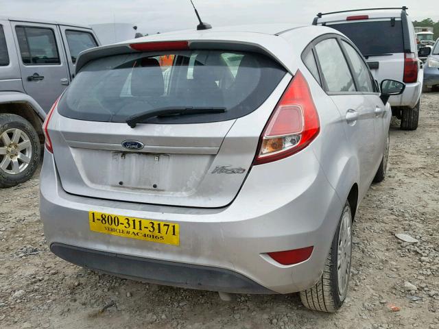 3FADP4TJ9GM187373 - 2016 FORD FIESTA S SILVER photo 4