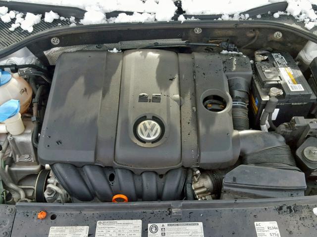 1VWAH7A35CC027967 - 2012 VOLKSWAGEN PASSAT S SILVER photo 7