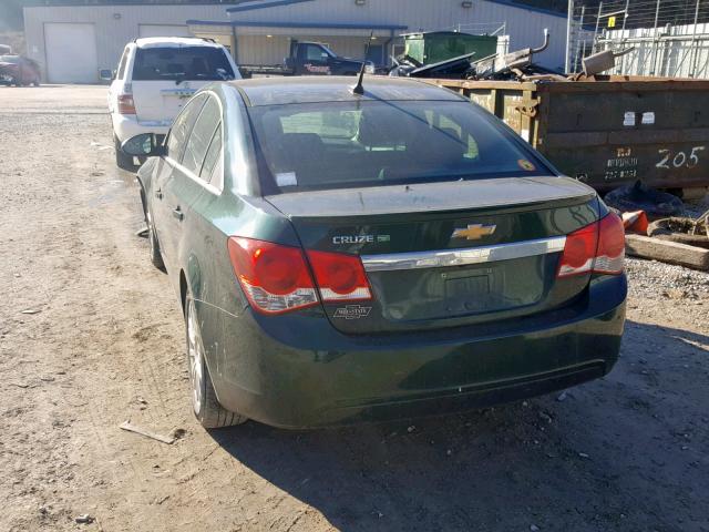 1G1PJ5SB8E7243103 - 2014 CHEVROLET CRUZE ECO GREEN photo 3