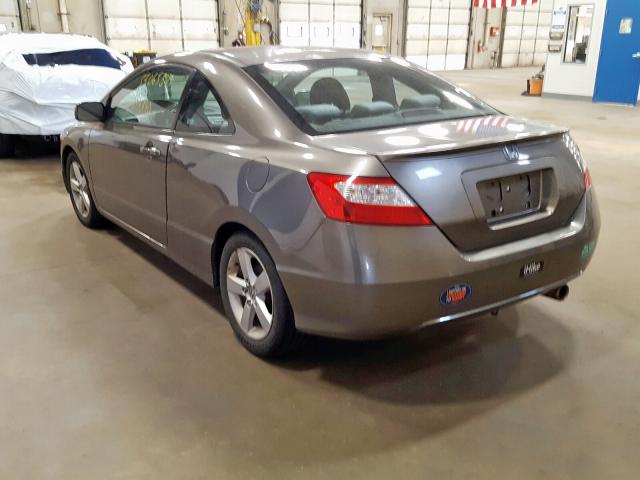 2HGFG12826H532404 - 2006 HONDA CIVIC EX GRAY photo 3