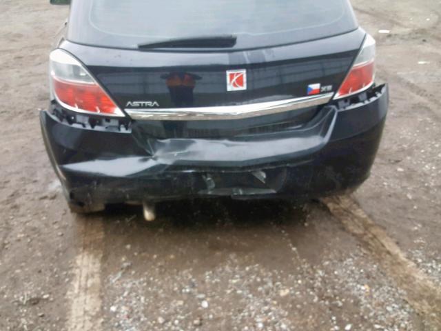 W08AR671795026552 - 2009 SATURN ASTRA XE BLACK photo 9