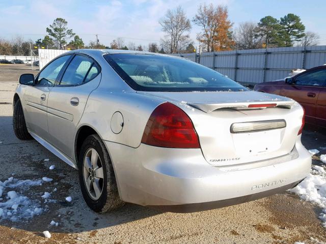 2G2WP522351124717 - 2005 PONTIAC GRAND PRIX SILVER photo 3