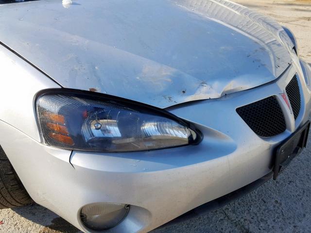 2G2WP522351124717 - 2005 PONTIAC GRAND PRIX SILVER photo 9
