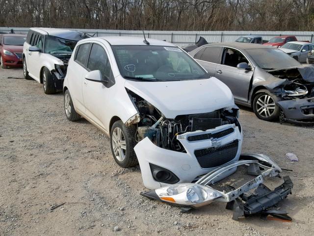 KL8CB6S98EC485718 - 2014 CHEVROLET SPARK LS WHITE photo 1